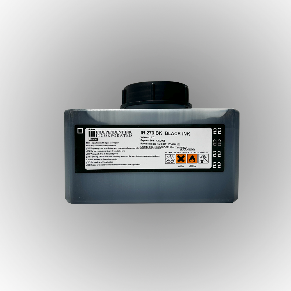 جوهر جت پرینتر صنعتی ریزنگار دومینو IR270BK BLACK INK