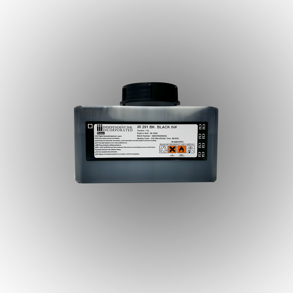 جوهر مشکی جت پرینتر دومینو IR291BK BLACK INK