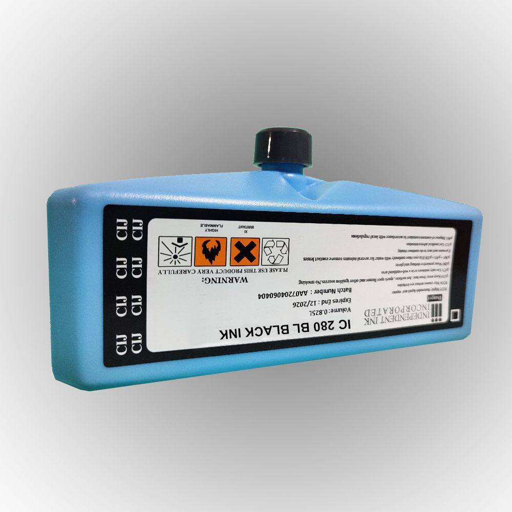 IC 280 BL جوهر آبی جت پرینتر دومینو